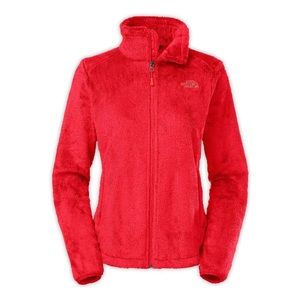 rare north face fleece red